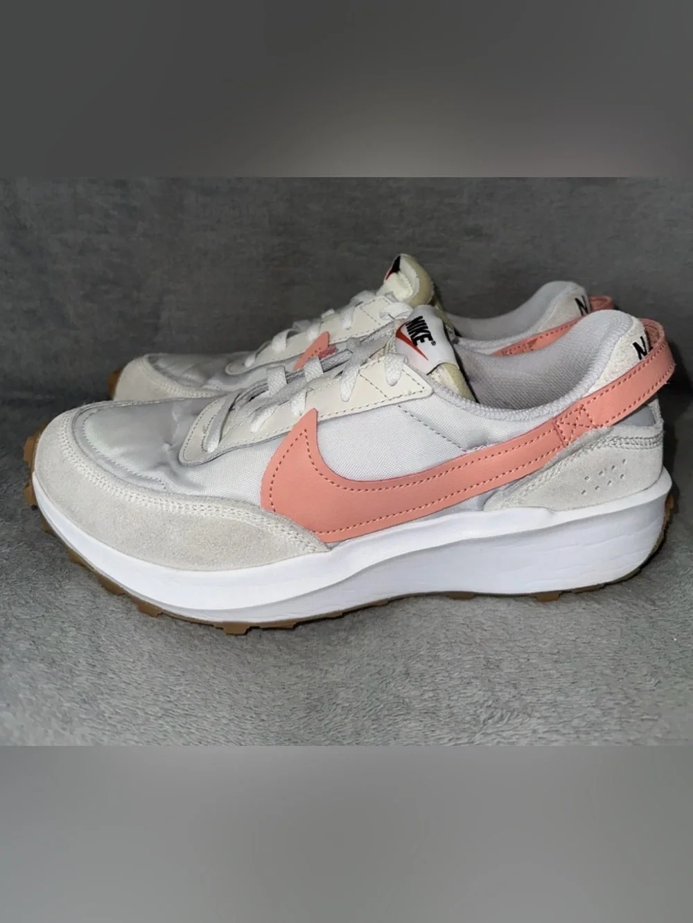 Women’s Nike Waffle Debut 'Grey/Light Madder Root/Gum' DH9523 003 - Size 8.5
